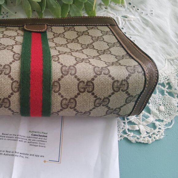 Gucci Clutch from the Sherry Line GG - Picture 4 of 8